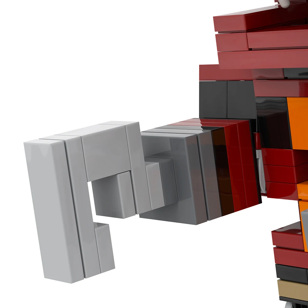 MOC1268 Полночь медведь FNAF персонаж Foxy фигурки кирпичи подарки Мини Diy строительные блоки наборы Развивающие аниме игрушки для детей
