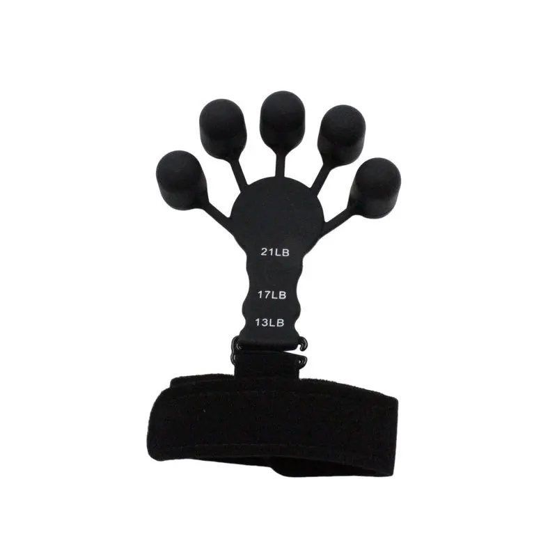 New Adjustable Silicone Finger Exerciser Five Finger Strength Trainer Finger Rehabilitation Device