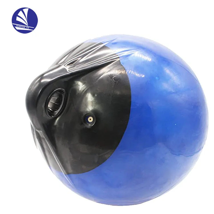 Marine Boat Buoy Inflatable Fender Ball Round Anchor Buoy, Dock Bumper Ball Inflatable Vinyl Shield Protection Mooring  Buoys