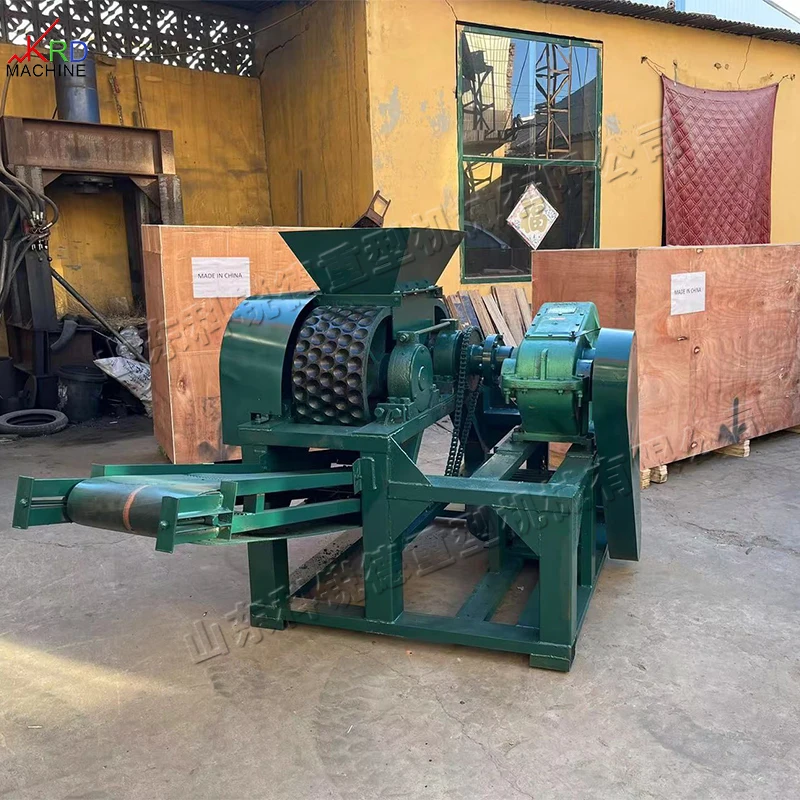 Professional Charcoal Briquetting Machine New and Used Coal Briquette Roller Press Ball Pressing Machine for Briquettes