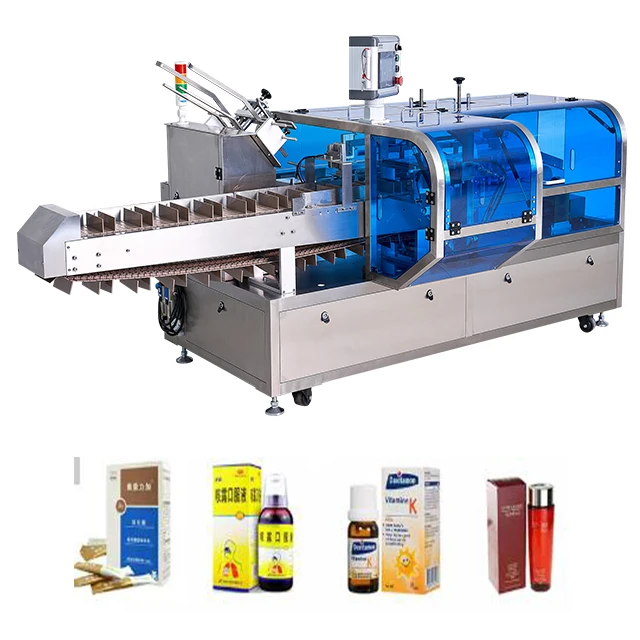 Manufacturer customized full automatic oral solution/medicine pill carton packing machine