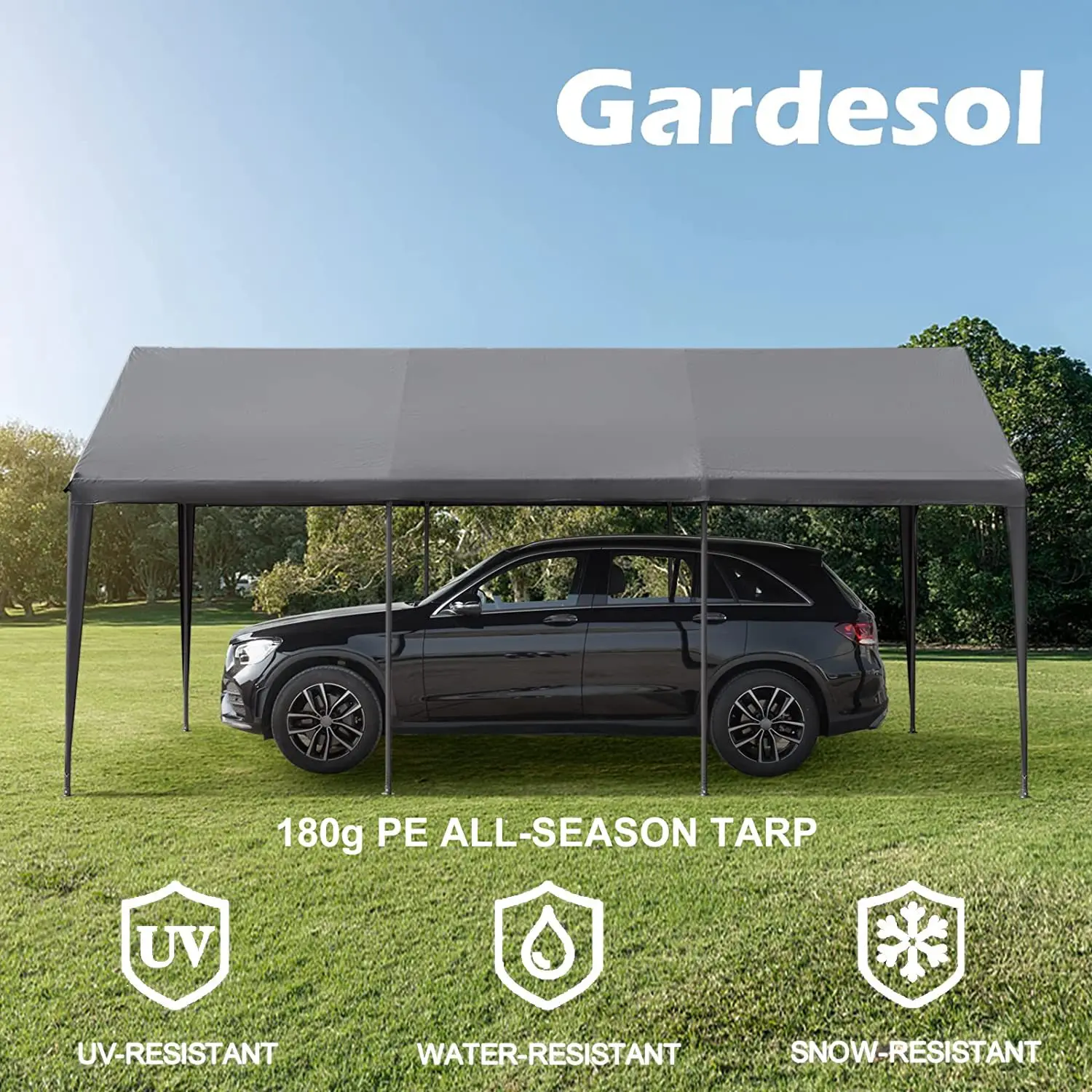 XZ OEM ODM Foldable Carport Car Shelter Folding Car Garage