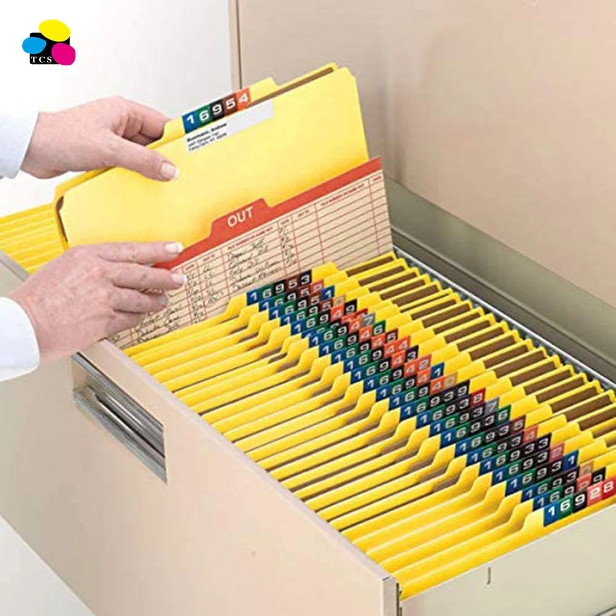 High Quality Two Dividers Letter Handmade Paper Pressboard Classification File Folder