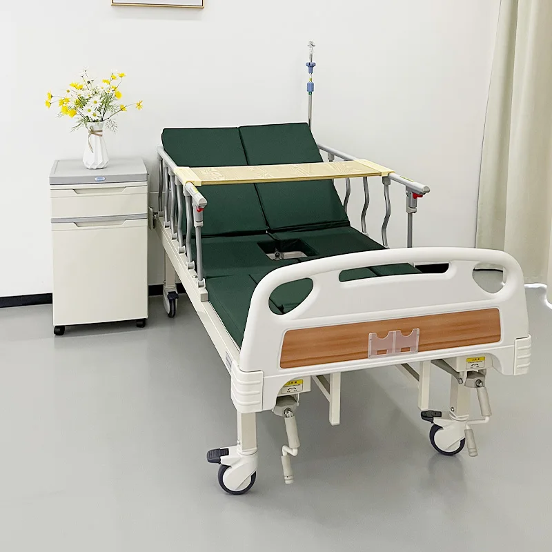 HaoHan OEM 043 кровать для домашнего ухода Регулируемая медицинская помощь для пациентов с инсультом руководство с 5 функциями Больничная койка для домашнего использования