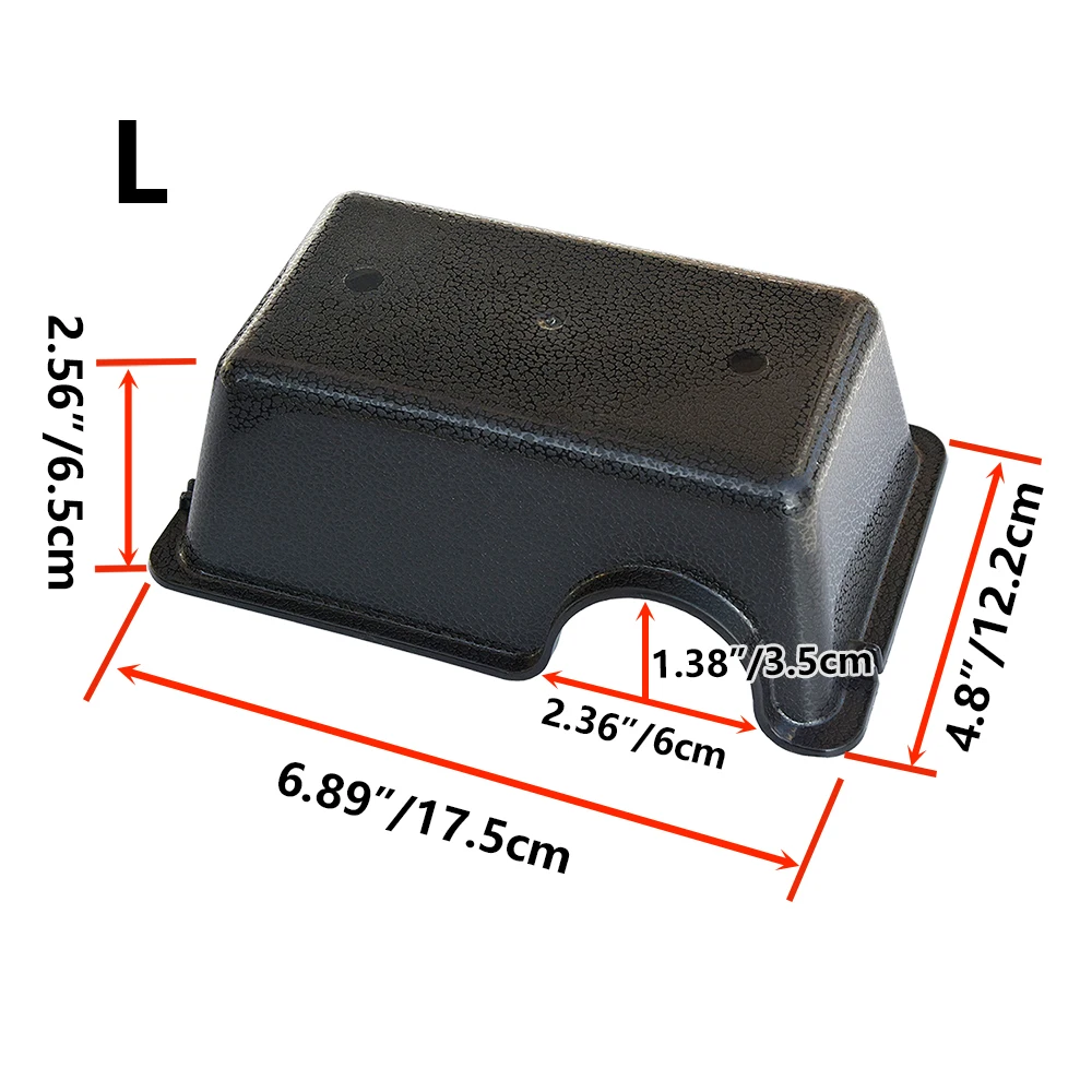 S M L XL XXL Small Animal Hideaway Reptile Hideout Plastic Hides Box Snake Gecko Black Plastic Reptile Gecko Hide Cave