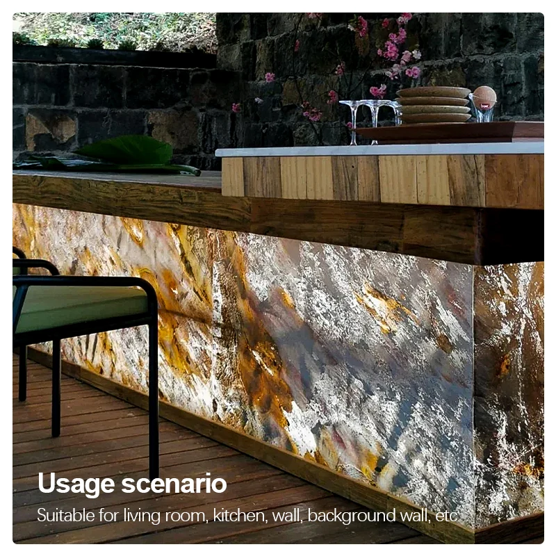 Большой размер гибкий светодиодный лист освещения 500x250 мм 20 Вт мягкая светодиодная подсветка для полупрозрачной столешницы