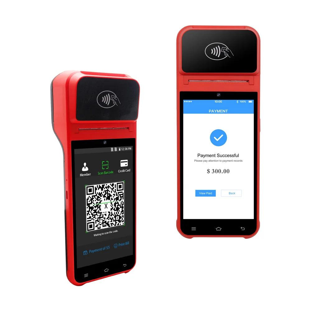 ZCS Z92 NFC POS 4G Wifi Billing Pos Machine Cash Register Handheld Android Pos Terminal mobile Retail Point of Sale Systems