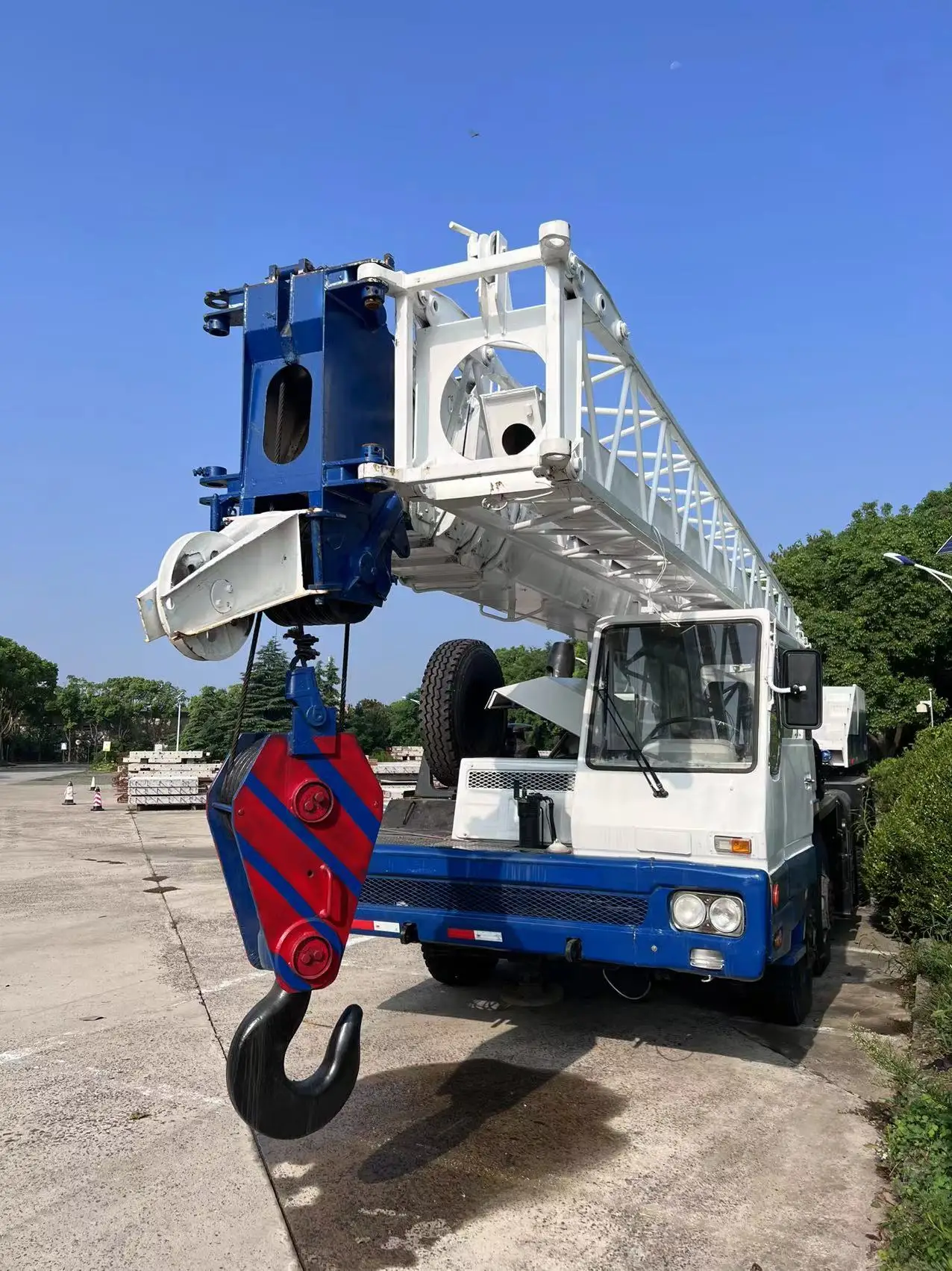 used Japan TG500E Mounted Truck Crane  QY50K QY70K Original 50 Ton