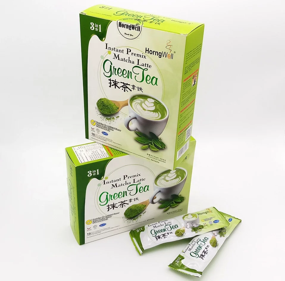 
Flavored beverage drink green sweet latte instant matcha tea powder 