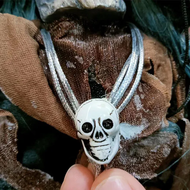 New Halloween horror props decoration props hanging skeleton ghost toys