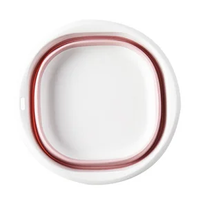 Outdoor travel portable large silicone folding washbasin,washing basin,Foldable square washbasin