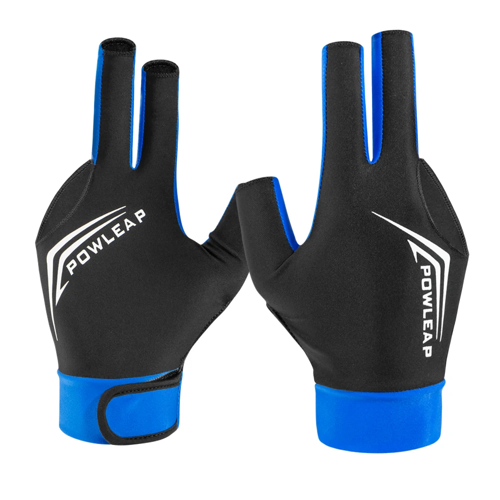 OEM ODM Billiard Accessory Snooker Pool Cue Three Finger Billiard Gloves For Left Hand And Right Hands