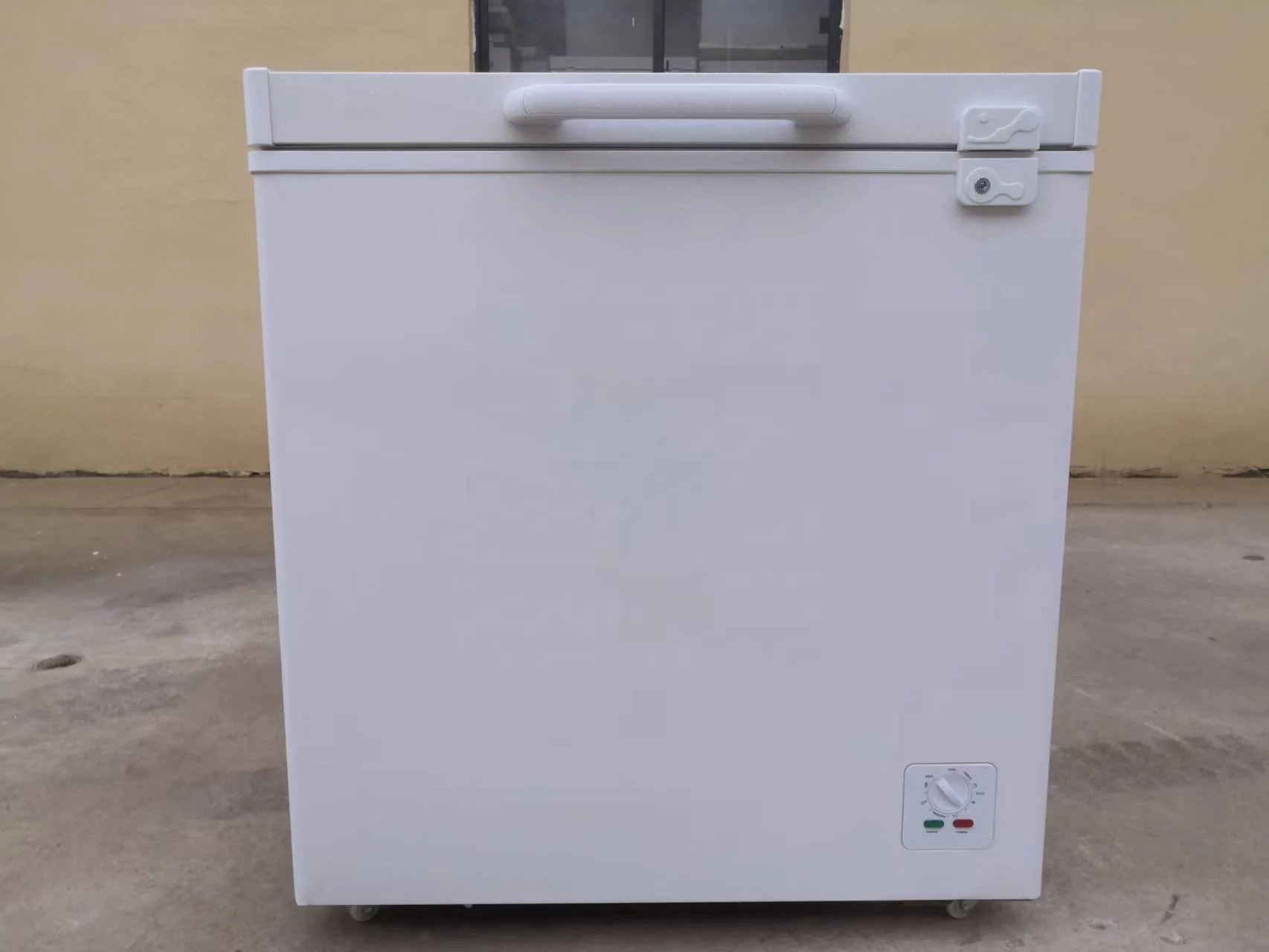 CKD freezer 158L 110mm foam thickness 12V AC/DC freezer mechanical ice cream solar panel direct drive deep chest freezers