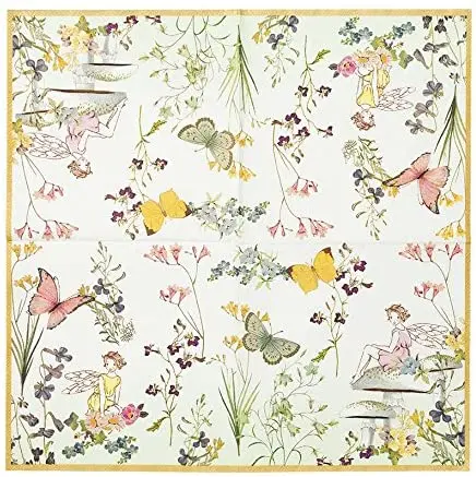 2024 Family party butterfly flowers tea party theme party supplies