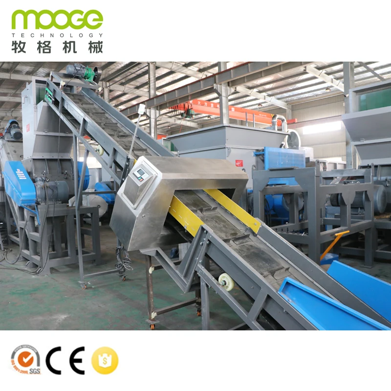 Mooge brand 5 gallon bottle washing machine Waste plastic hard material recycling and cleaning line washing machine