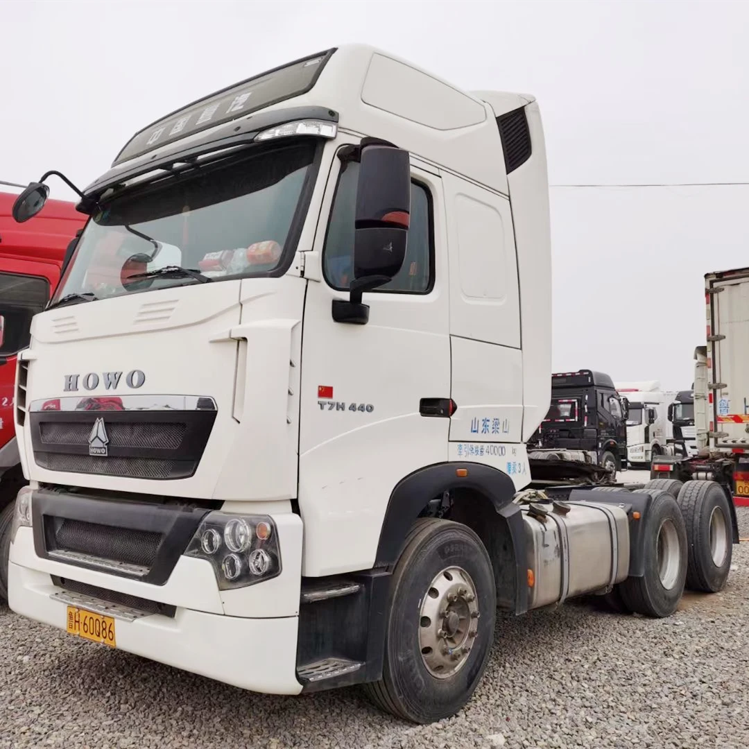 Китай HOWO T7H 440hp Euro 4-5 2017-2019 б/у T7 howo тележка с прицепом цены на продажу