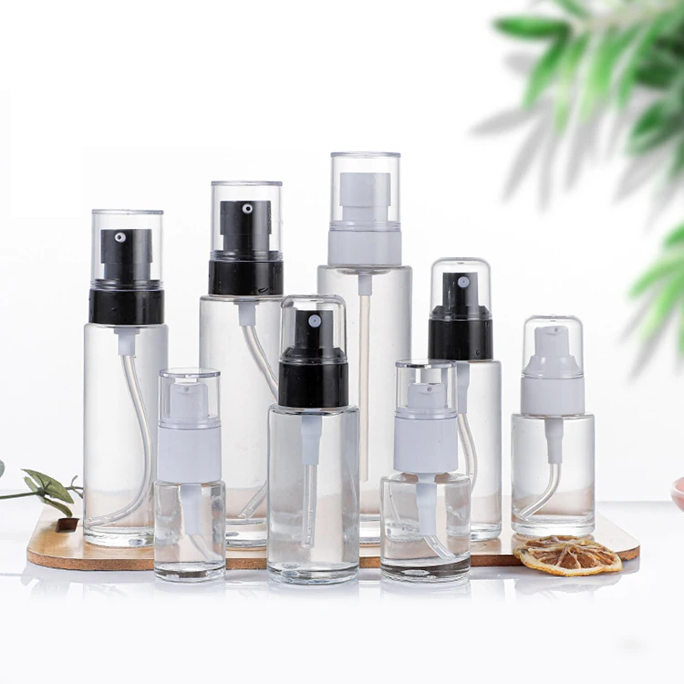 High quality 60ml 100ml fine mist spray pump bottle packaging cosmetic