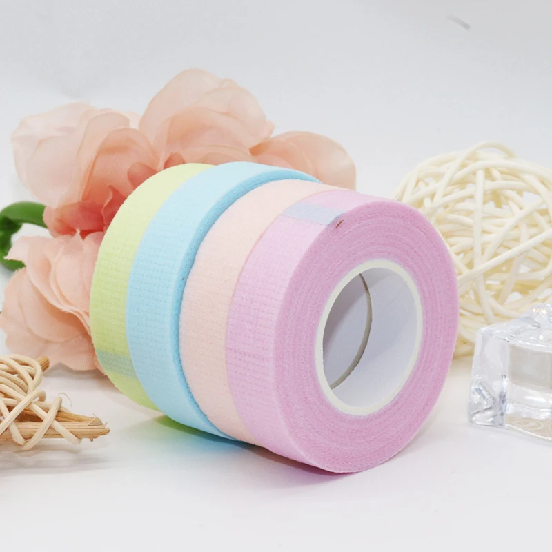 Ballylashes Eyelash Tape Blue Pink Sensitive Skin Under Eye Lash Eyelash Extension Micro Foam Silicone