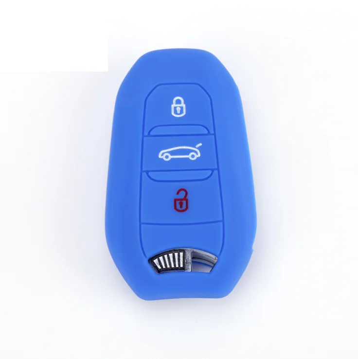 Лидер продаж силиконовый чехол для автомобильного ключа Citroen D5 DS7 Peugeot 508 аксессуаров