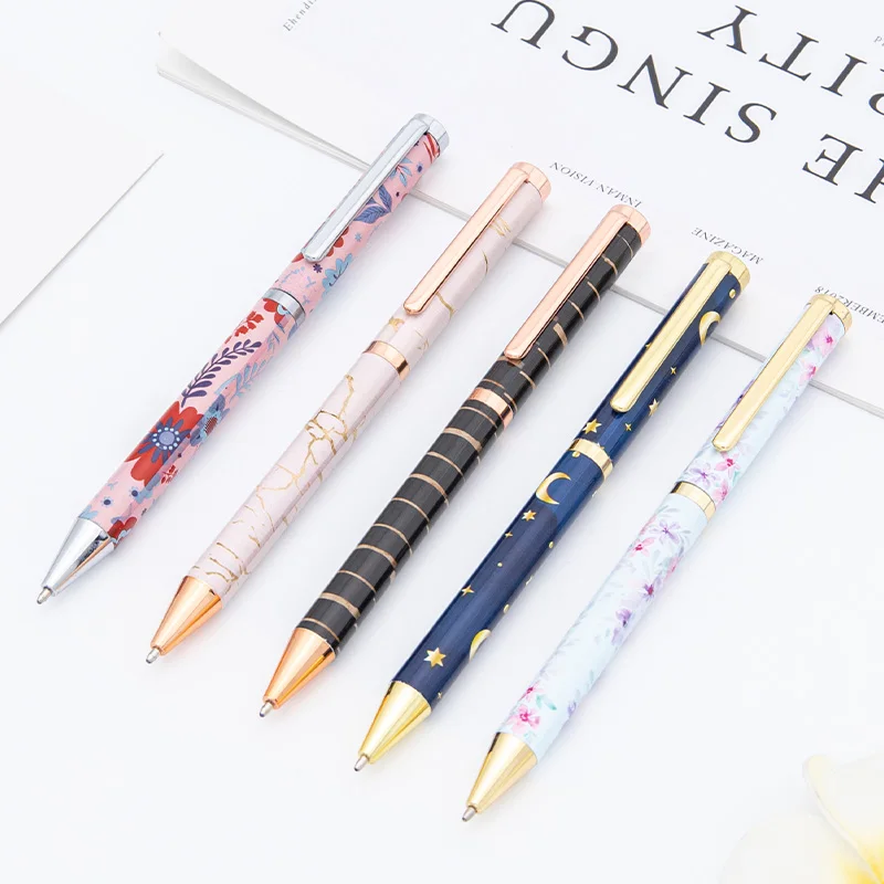 2022 new design High Quality cheap price heat transfer printing metal pen  twist ball Pen with Custom Logo