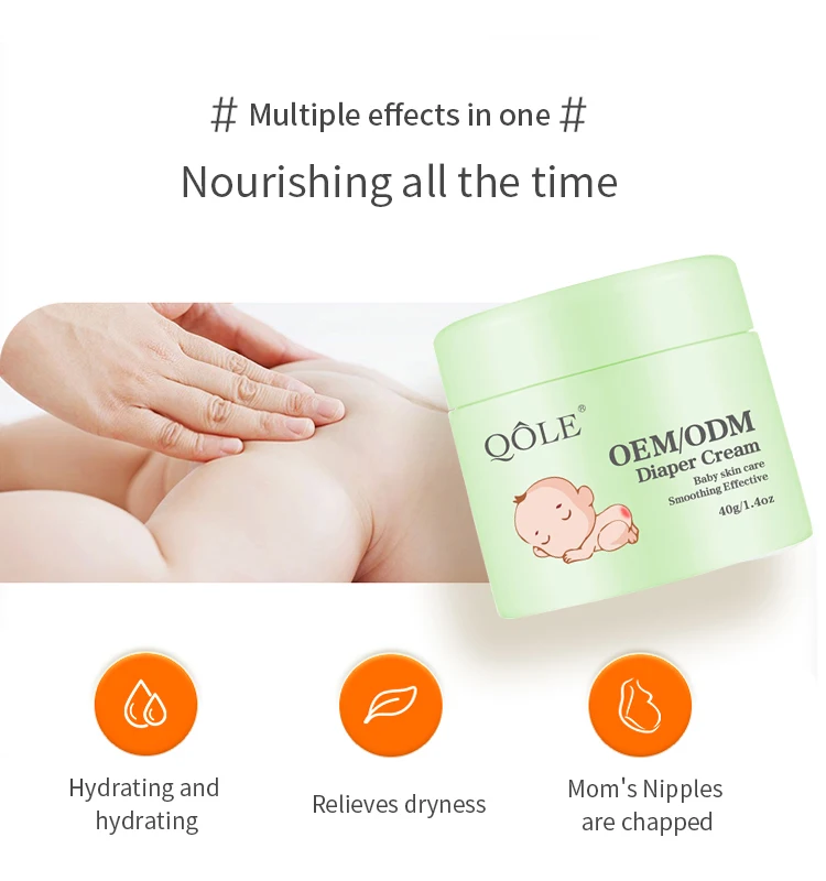 
Eliminate red and swollen buttocks moisturizing and skin protect baby diaper cream 