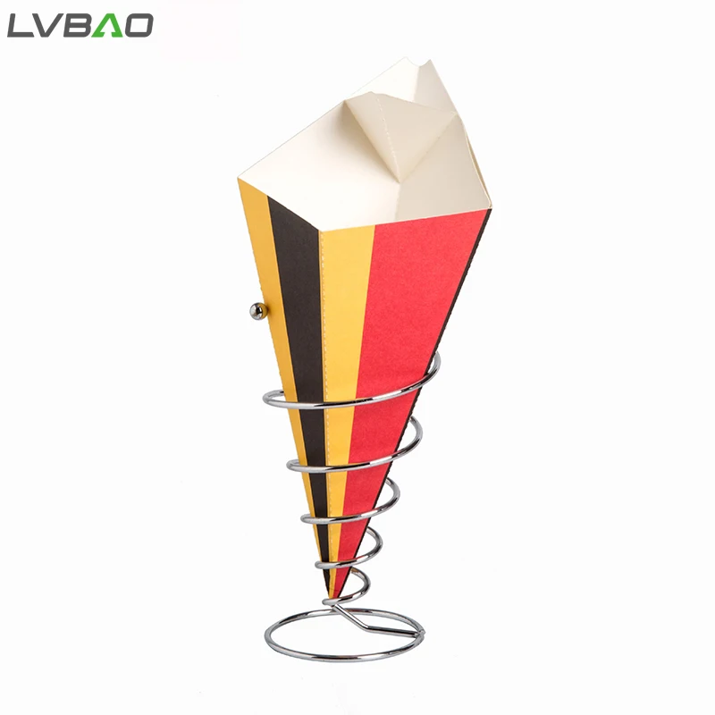 kraft package paper cone for fries