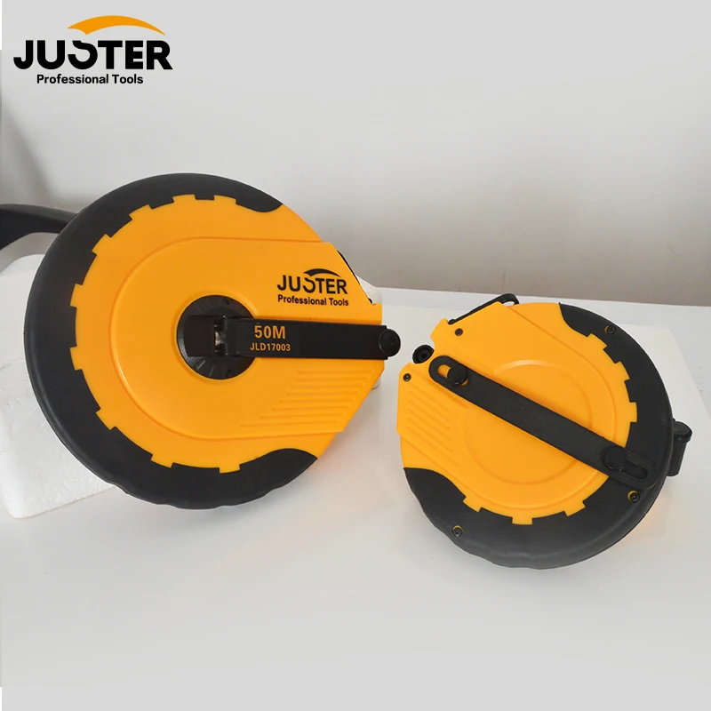 JUSTER High quality fiber ruler 20m,30m,50m tape tape disc ruler