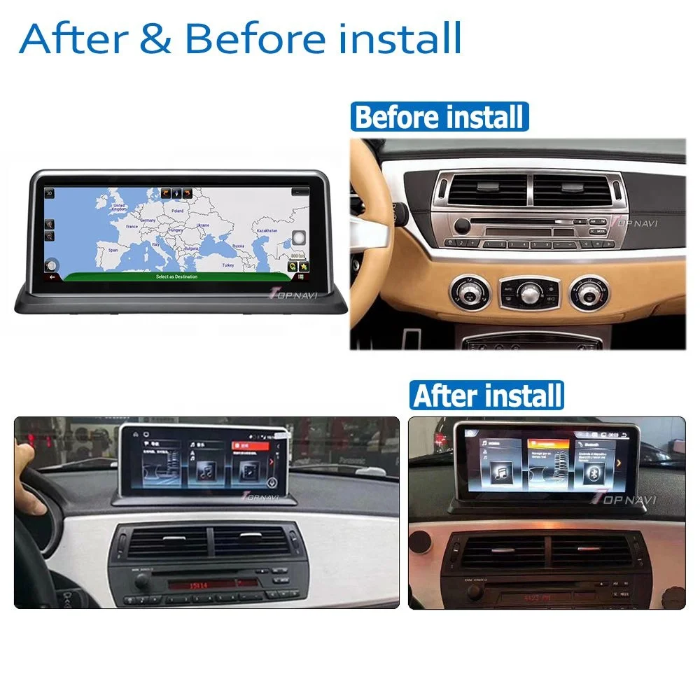 Android 9.0 Car Radio GPS Navigation For BMW Z4 E85 E86 2002 2003 2004 2005 2006 2007 2008 Auto Stereo GPS Navigator  4G 64G