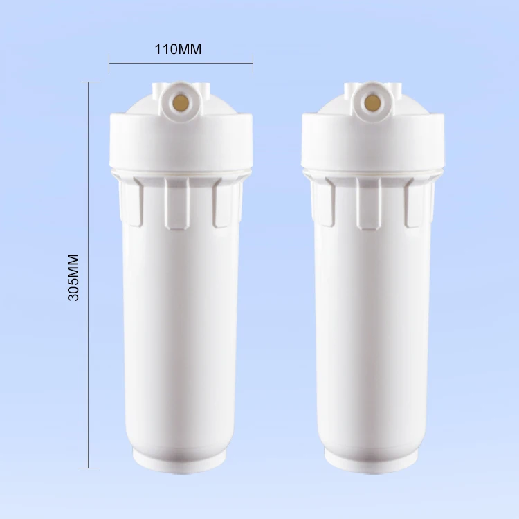 2024 10 Inch White Filter Housing Ro Membrane Cartridge Transparent Housing Water Filter Parts