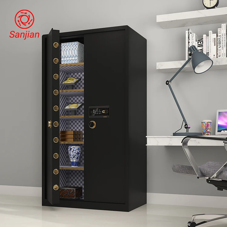 Sanjian steel material high quality key password electronic lock large Commercial use burglary Home hotel office safe box