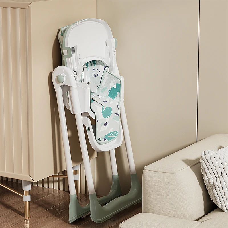 Plastic folding dining chair baby high chair booster sit baby pram combine stroller sitting and lying chair booster seat
