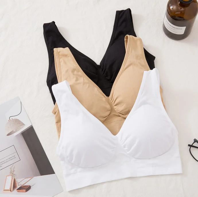 As Seen on TV 3pcs/set Sexy Seamless Push Up Bra Plus Size Underwear Wireless Seamless Bra With Pads In Denmark Japan