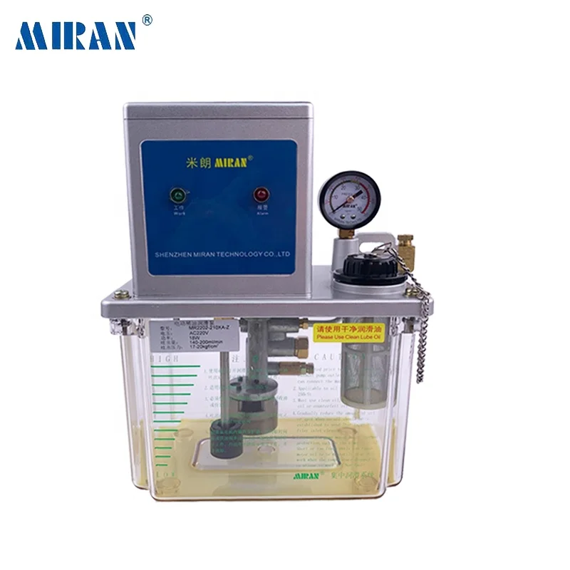 MIRAN MR-2202-200XA Volumetric Thin Oil Lubrication Pump 2L 220V Central Lubrication System for Injection Molding Machine