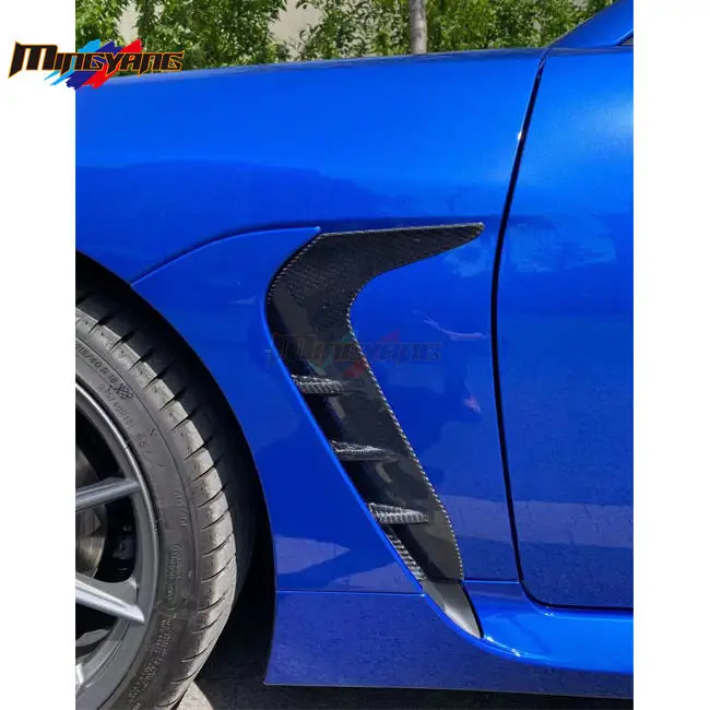 Upgrade Kit Accessories STI Carbon Fiber Front Lip Fender Trim Side Skirt Wrap Angle For 2022 Subaru BRZ