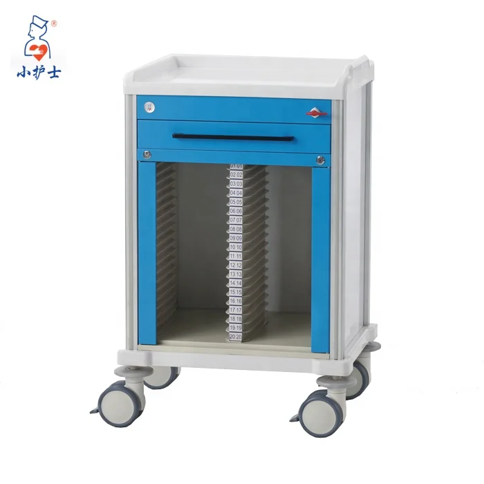 
F-13 C4Luxury trolley for record(40 shelves), hot sell medical trolley 