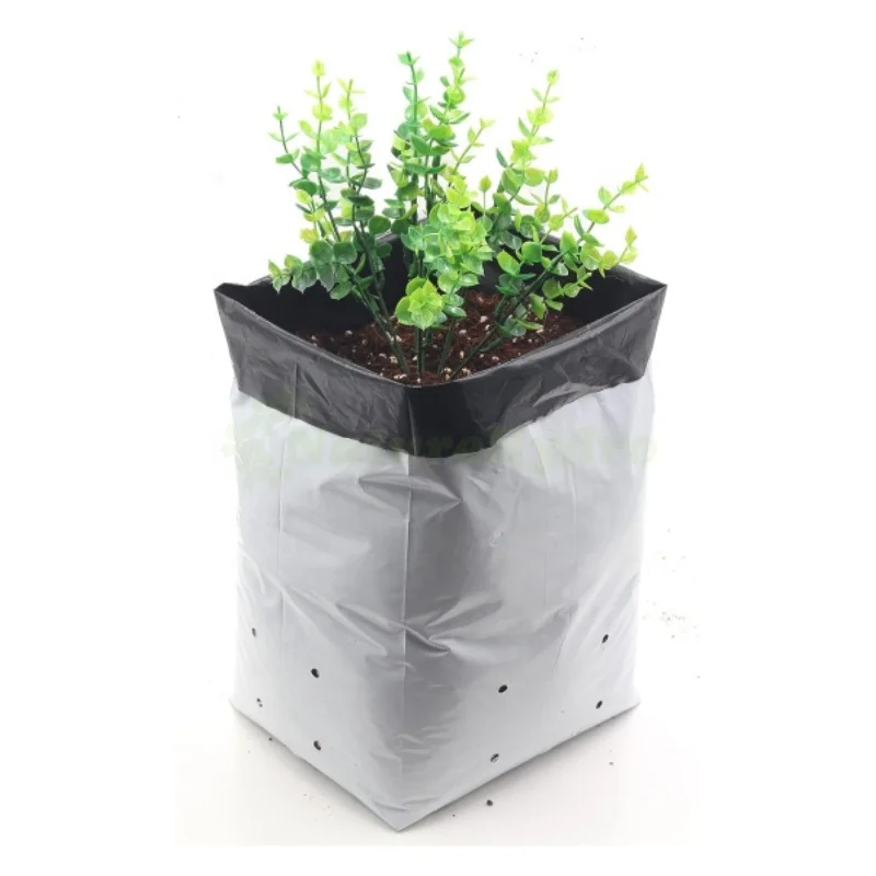 UV stabilized PE bags plastic grow bag for hydroponics plantation
