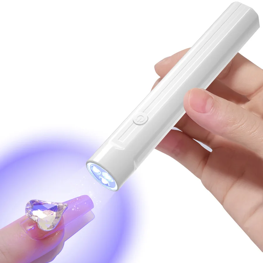 Wholesale Handheld Small Led Light UV Nail Lamp Nail Dryer Set Small Nail UV/Led Lamp Factory Customized Logo