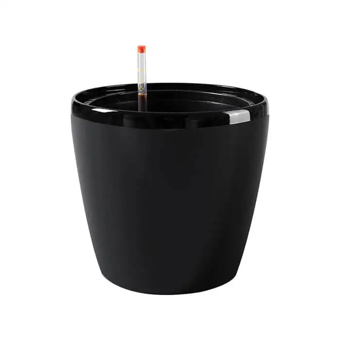 BRICE Wholesale Plastic Self Watering Flower Pot Plant Flexible Large Tree Double Colour Pots 12 Inch