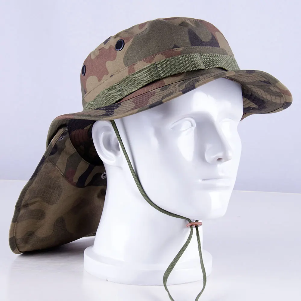 Outdoor Hunting Fishing Unisex Big Rim Hat and Multicam