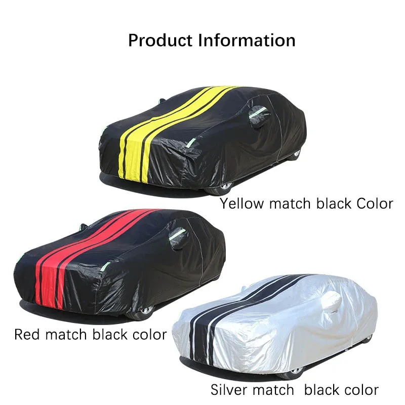 Hot Sale Waterproof Full Car Cover Automatic Car Cover Sun Protection Car Cover Outdoor For Wish Toyota