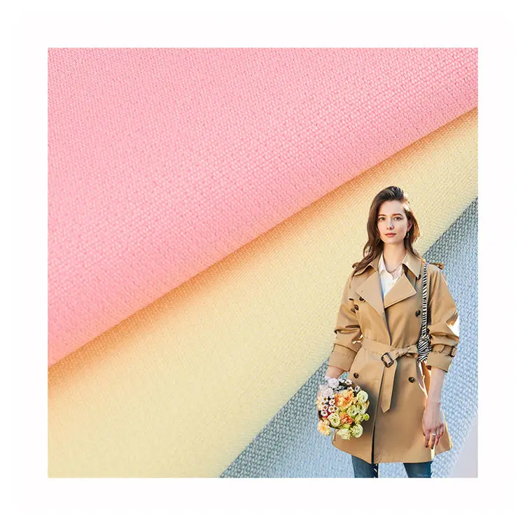 Woven fabric Solid Color 200Gsm 75D 95 Polyester 5 Spandex Fabric plain dyed elastane poly stretch fabric