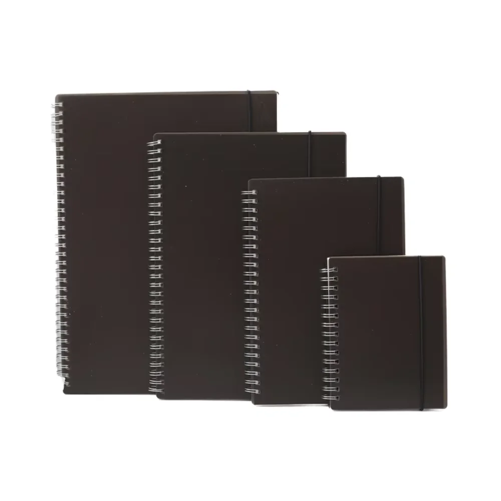 High quality Paper A4 A5 A6 B6 Printed Blank spiral Loose-leaf Binding notebooks wholesale