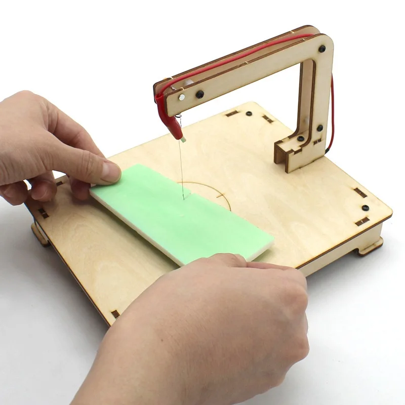 DIY Foam Cutter Electric Wire Cutting Table Toys STEAM Physics Experiment Equipment for Middle School Students