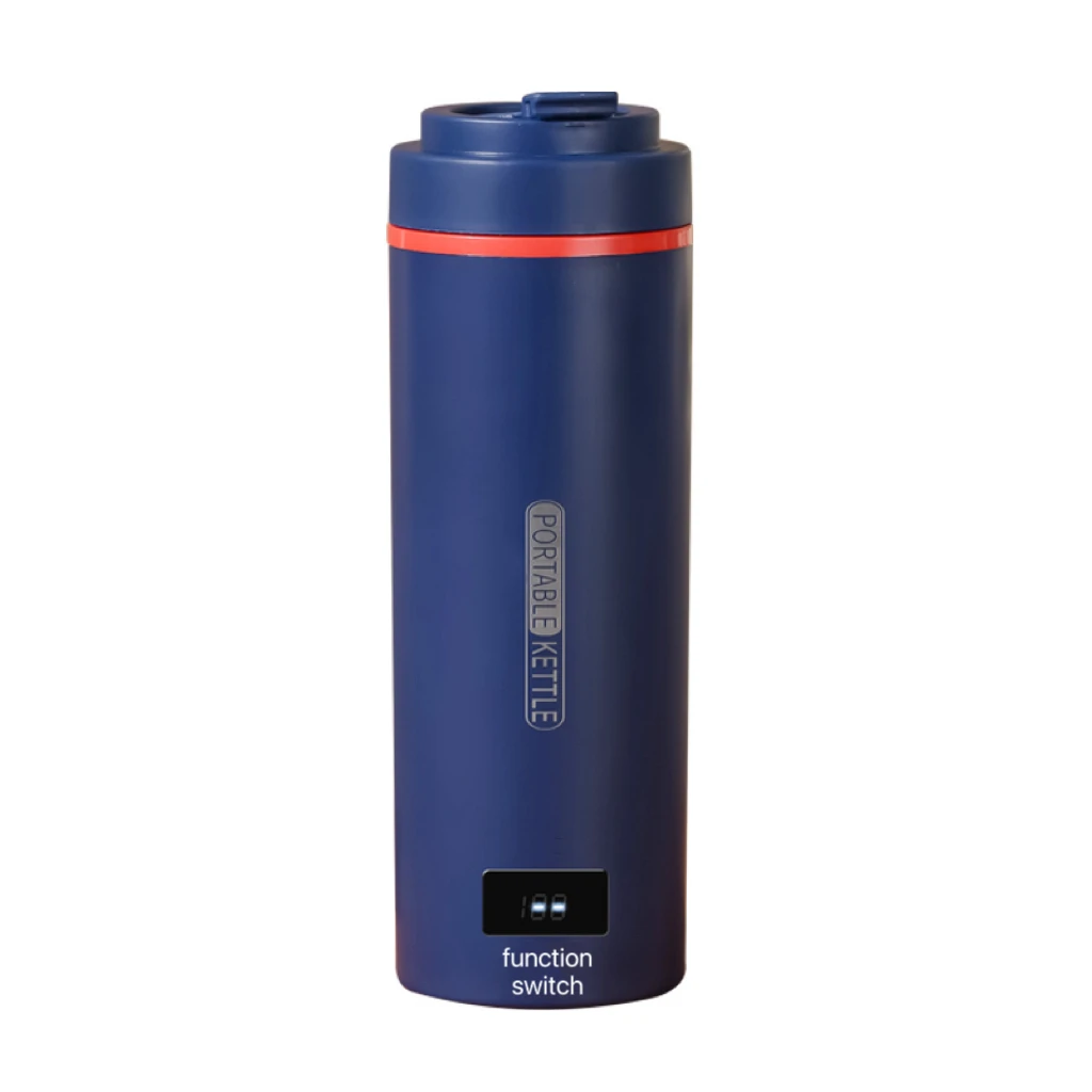 Portable Stainless Steel Travel Water Boiler Vacuum Temperature Control Intelligent Office Coffee Pot Thermos Cup Regulation