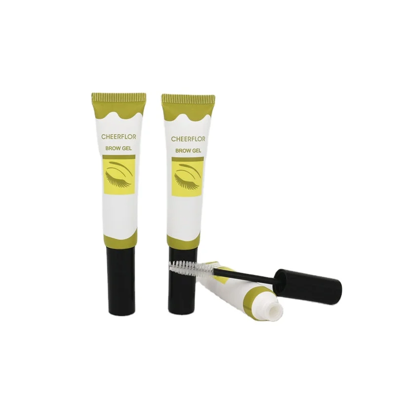 
8-1ml Soft Plastic Tube With Brush Empty Mascara Tube Eyelashes Eyebrow PE Tube 