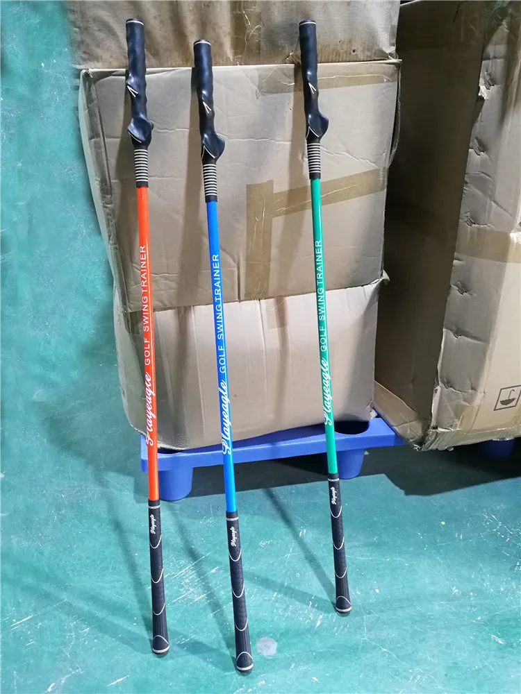 PLAYEAGLE Golf Training Aids Outdoor Sports Entertainment Double Grips Stick Golf Swing Trainer