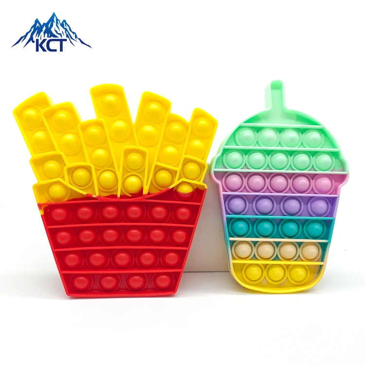 Best Sell Ice Cream  Cute decompression push bubble fidget sensory toy other toys & hobbies For Kids Adult