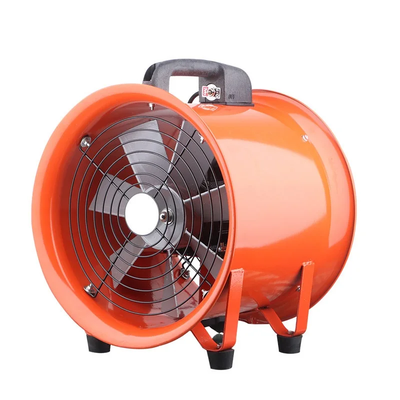 110V/220V Duct Type Portable Ventilation Fan Smoke Exhaust  Duct Axial Fan