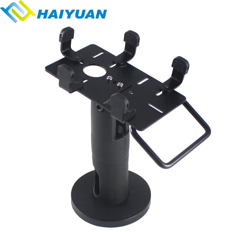 Swivel pos credit card machine metal desktop bracket stand for verifone terminal stand holder