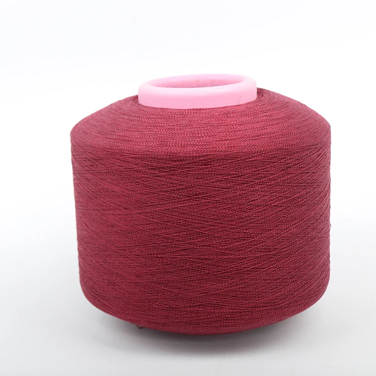 
Customized 173 Colors 89% Viscose 11% Nylon 1/24S High Twist Linen-Liked Yarn For Knitting 